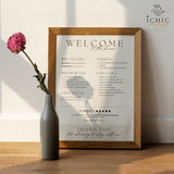 CANVA Airbnb Welcome Sign Template, Airbnb Rental Check Out Instruction Sign, Rental Welcome Sign, #Y23-AWS2-CANVA