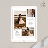 CANVA Wedding Photography Pricing Template, Price Guide List for Photographers, Price Guide Template, Wedding Minis #Y23-PG11-CANVA