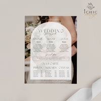 CANVA Wedding Photography Pricing Template, Price Guide List for Photographers, Price Guide Template, Wedding Minis #Y23-PG12-CANVA