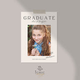CANVA Graduation Announcement Template, Senior Card, Senior Graduation Announcement For Photography #Y23-SG5-CANVA