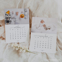 5x7 | 2024 Calendar Template, With Family, New, Calendar, Template, Board, Card, Photography, Photoshop, PSD, DIY #Y23-C1-PSD