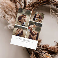 Thanksgiving Card Template, Thankful Photo Card, New, Fall greetings, Christmas, Card, Template, Photography, Photoshop, PSD #Y23-HD8-PSD