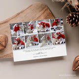 Happy New Year Card Template, Minimalist Holiday Card, New Years Photo Card, Template, Photography, Photoshop, PSD, DIY #Y23-HD12-PSD