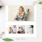 12x12 Baby Photo Book Template, New Newborn Photo Book Album, Photography, Photoshop, Flower Girl, PSD, Instant Download #A004-PSD