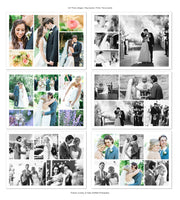 5x7 Collages & Blog Boards, Wedding Boards, Collages, Blog, Board, Wedding, Photography, Photoshop, PSD, Instant Download #BB16-PSD