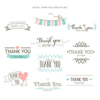 Thank You Overlays, Thank You, Overlays, Marketing, Board, Blog, Website, Photography, Photoshop, Element, PSD, Instant Download #FE9-PSD