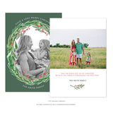 Merry Christmas Card Template, Christmas Breeze, New, Christmas, Card, Template, Photography, Photoshop, PSD, Instant Download #HD12-PSD