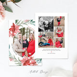 Merry Christmas Card Template, Happy Christmas, New, Christmas, Card, Template, Photography, Photoshop, PSD, Instant Download #HD44-PSD