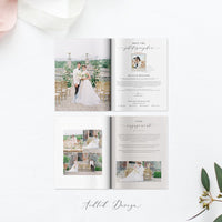 Magazine Templates (14 pages), Wedding Photographer Magazine Template, Photo Studio Magazine, Marketing, Photography, Photoshop, PSD Instant Download #MZ1-PSD