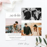 Save the Date Template, Photo Save The Date Template, Save Our Date Card, This Is Love, Photography, Photoshop, Instant Download #SD1-PSD