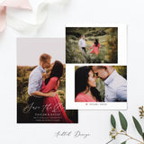 Save the Date Template, Photo Save The Date Template, Save Our Date Card, Love, Photography, Photoshop, PSD, Instant Download #SD10-PSD