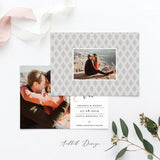 Save the Date Template, Photo Save The Date Template, Save Our Date Card, Love, Photography, Photoshop, PSD, Instant Download #SD13-PSD