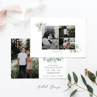 Save the Date Template, Photo Save The Date Template, Save Our Date Cards, This Is Love, Photoshop, Instant Download #SD14-PSD