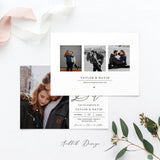 Save the Date Template, Photo Save The Date Template, Save Our Date Card, This Is Love, Photography, Photoshop, Instant Download #SD19-PSD
