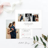 Save the Date Template, Photo Save The Date Template, Save Our Date Card, This Is Love, Photography, Photoshop, Instant Download #SD2-PSD