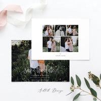 Save the Date Template, Photo Save The Date Template, Save Our Date Cards, This Is Love, Date, Photography, PSD, Instant Download #SD20-PSD