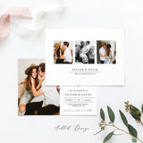Save the Date Template, Photo Save The Date Template, Save Our Date Card, This Is Love, Photography, Photoshop, Instant Download #SD3-PSD