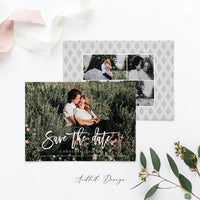 Save the Date Template, Photo Save The Date Template, Save Our Date Card, This Is Love, Photography, Photoshop, Instant Download #SD4-PSD