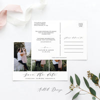 Save the Date Template, Photo Save The Date Template, Save Our Date Card, This Is Love, Photography, Photoshop, Instant Download #SD9-PSD
