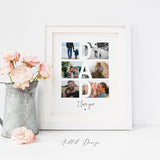 Dad Photo Collages & Blog Boards, Fathers Day Collage, Board, Card, Album, Blog, Photography, Photoshop, PSD, Instant Download #Y21-BB29-PSD