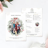 Online Year in review Christmas Card , Christmas Breeze, New, Christmas, Card, Template, Photography,Printable, PDF JPEG PNG #Y21-HD57