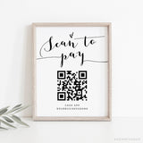 Online Scan to Pay Sign, Small Business, CashApp Payment Sign, PayPal Payment Sign, Accepted Payments Sign PDF JPEG PNG #Y21-HS53