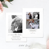 Polaroid Save the Date Template, Photo Save The Date Template, Save Our Date Cards, Photography, PSD, Instant Download #Y21-SD21-PSD
