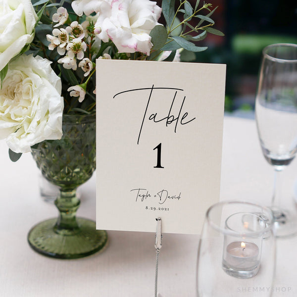 Online Wedding Table Numbers, Printable Table Numbers, Rustic Table Numbers, Table Numbers Wedding, Corjl, PDF JPEG PNG #Y21-T1
