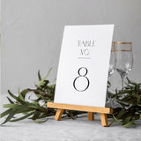 Online Minimalist Wedding Table Numbers, Printable Table Numbers, Rustic Table Numbers, Table Numbers Wedding, Corjl, PDF JPEG PNG #Y21-T2