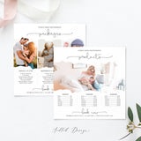 Photography Price List, Pricing Guide, Marketing Template, Newborn Pricing Template, Price List, Guide, PSD, Instant Download #Y20-PG23-PSD
