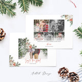 Merry Christmas Card Template, Christmas Breeze, Christmas, Card, Template, Photography, Photoshop, PSD, Instant Download #Y20-HD102-PSD