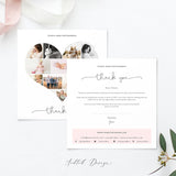 Thank You Card Template for Photographers, Marketing Template, Year in Review Card Template, Photoshop, PSD, Instant Download #Y20-NM46-PSD