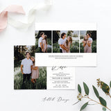 Change the date Template, Photo Postponed Wedding Template, Change Of Plans Cards, Date, Photography, PSD, Instant Download #Y20-SD21-PSD
