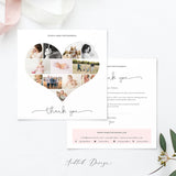Thank You Card Template for Photographers, Marketing Template, Year in Review Card Template, Photoshop, PSD, Instant Download #Y20-NM46-PSD