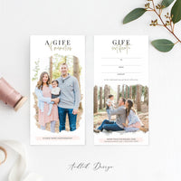 Gift Certificate Template, Gift Card For Photographer, Certificate, Card, Photography, Photoshop, PSD, Instant Download #Y20-M16-PSD
