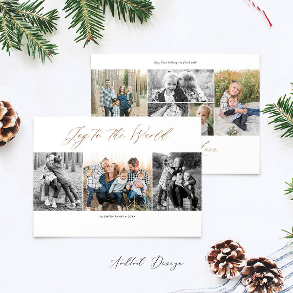 Merry Christmas Card Template, Christmas Breeze, New, Christmas, Card, Template, Photography, Photoshop, PSD, Instant Download #Y20-HD96-PSD