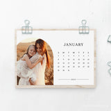 5x7 | 2023 Calendar Template, With Family, New, Calendar, Template, Board, Card, Photography, Photoshop, PSD, DIY #Y22-C2-PSD