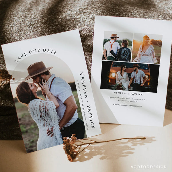 Save the Date Template, Photo Save The Date Template, Save Our Date Cards, This Is Love, Date, Photography, PSD #Y22-SD3-PSD