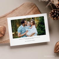 Minimalist Merry Christmas Card Template, Christmas Breeze, New, Christmas, Card, Template, Photography, Photoshop, PSD #Y22-HD1-PSD