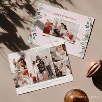 Merry Christmas Card Template, Christmas Breeze, New, Christmas, Card, Template, Photography, Photoshop, PSD, DIY #Y22-HD17-PSD