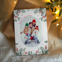 Merry Christmas Card Template, Christmas Breeze, New, Christmas, Card, Template, Photography, Photoshop, PSD, DIY #Y22-HD6-PSD