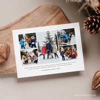 Minimalist Merry Christmas Card Template, Christmas Breeze, New, Christmas, Card, Template, Photography, Photoshop, PSD #Y22-HD8-PSD