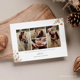 Thanksgiving Card Template, Thankful Photo Card, New, Fall greetings, Christmas, Card, Template, Photography, Photoshop, PSD #Y22-HD25-PSD