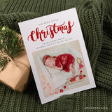 Merry Christmas Card Template, Christmas Breeze, New, Christmas, Card, Template, Photography, Photoshop, PSD, DIY #Y22-HD9-PSD