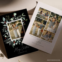 Merry Christmas Card Template, Christmas Breeze, New, Christmas, Card, Template, Photography, Photoshop, PSD #Y22-HD27-PSD