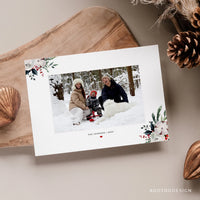 Minimalist Merry Christmas Card Template, Christmas Breeze, New, Christmas, Card, Template, Photography, Photoshop, PSD #Y22-HD11-PSD
