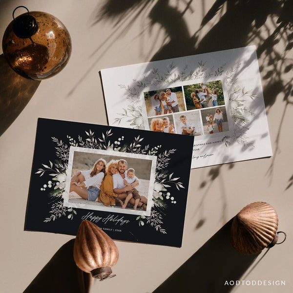 Minimalist Merry Christmas Card Template, Christmas Breeze, New, Christmas, Card, Template, Photography, Photoshop, PSD #Y22-HD22-PSD