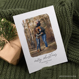 Minimalist Merry Christmas Card Template, Christmas Breeze, New, Christmas, Card, Template, Photography, Photoshop, PSD #Y22-HD44-PSD