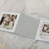 5x5 Trifold Design Christmas Card Photography Template, Holiday Card Photography Template, Photoshop , DIY PSD #Y22-HD48-PSD