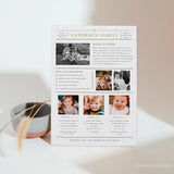 Year in review Christmas Card Template(For 3 Kids), Christmas, Card Template, Photography, Photoshop, PSD, DIY #Y22-HD38-PSD